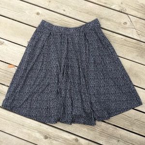 NWT Black Madison Swing Skirt Pockets Size XL